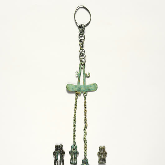 Rivière Pendant in gold